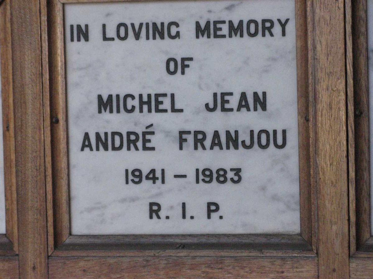 FRANJOU Michel Jean Andre 1941-1983