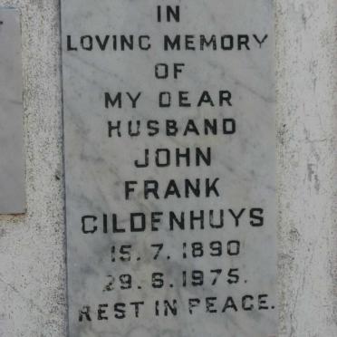 GILDENHUYS John Frank 1890-1975