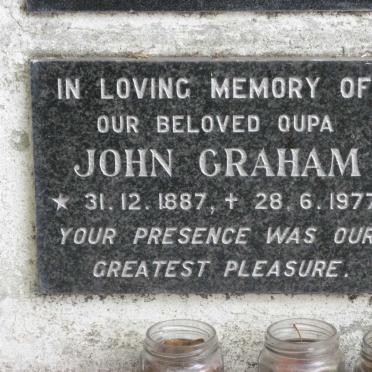 GRAHAM John 1887-1977