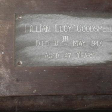 GOODSPEED Lillian Lucy -1947
