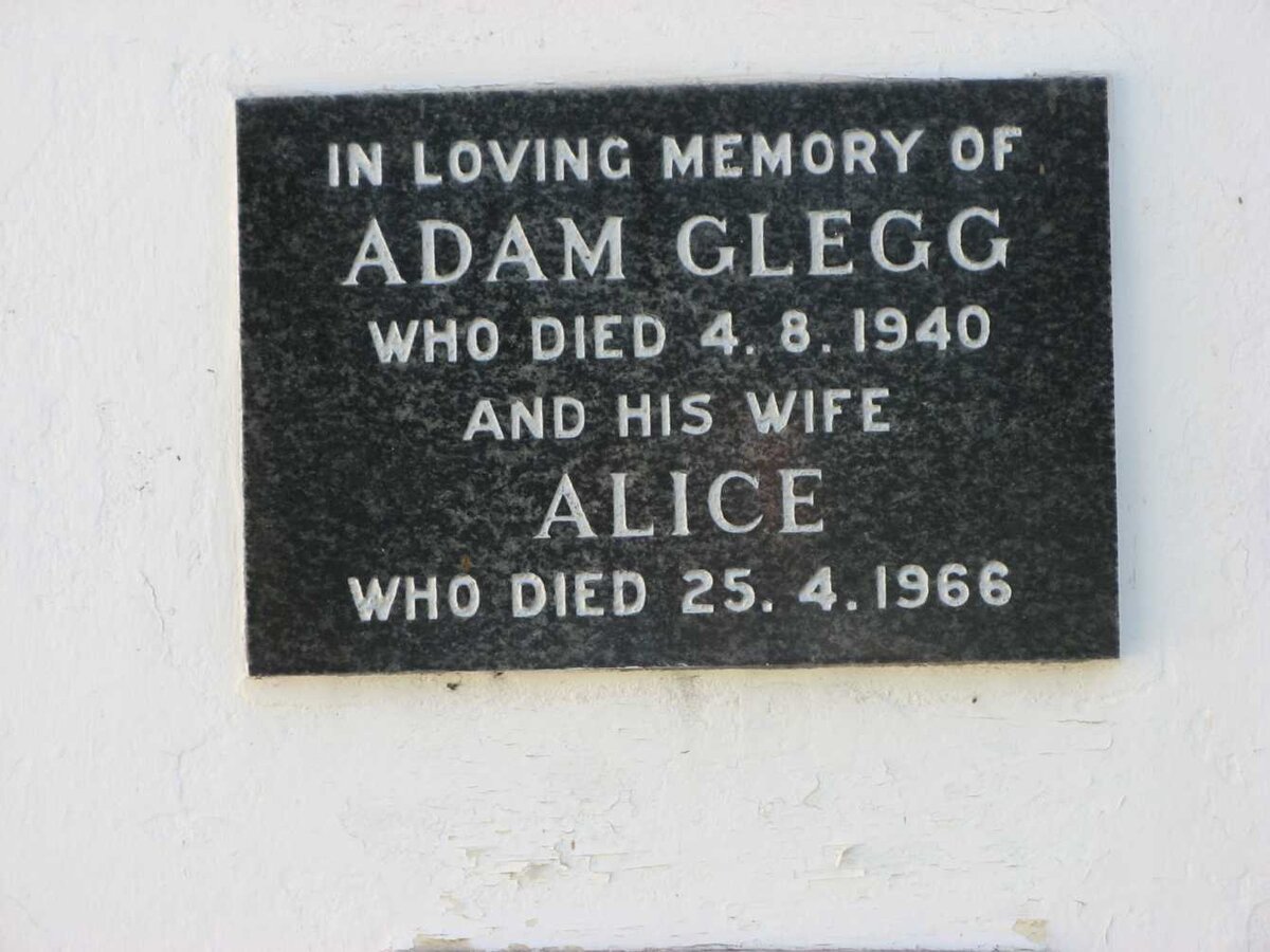 GLEGG Adam -1940 &amp; Alice -1966