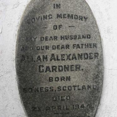 GARDNER Allan Alexander -1944