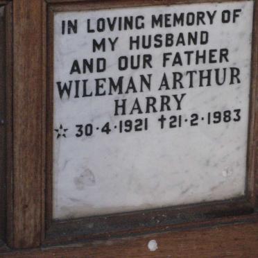 HARRY Wileman Arthur 1921-1983