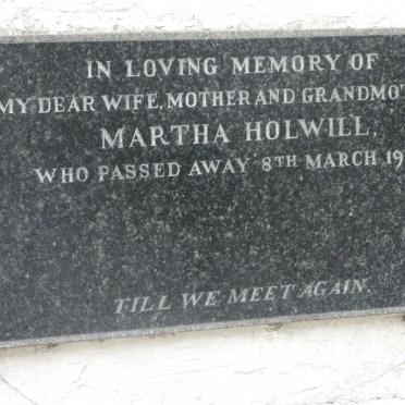 HOLWILL Martha -1961