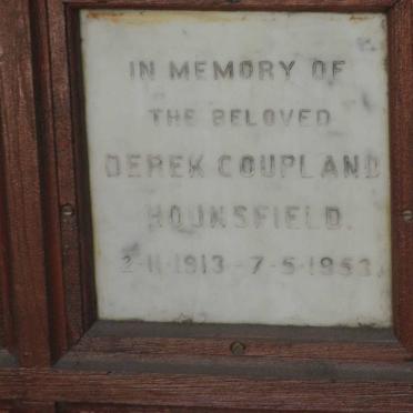 HOUNSFIELD Derek Coupland 1913-1953