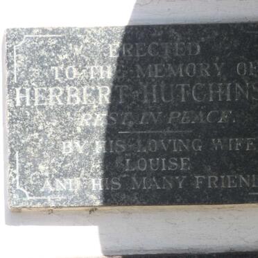 HUTCHINSON Herbert