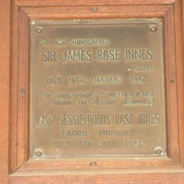 INNES James, ROSE -1942 &amp; Jessie Dodds PRINGLE -1943