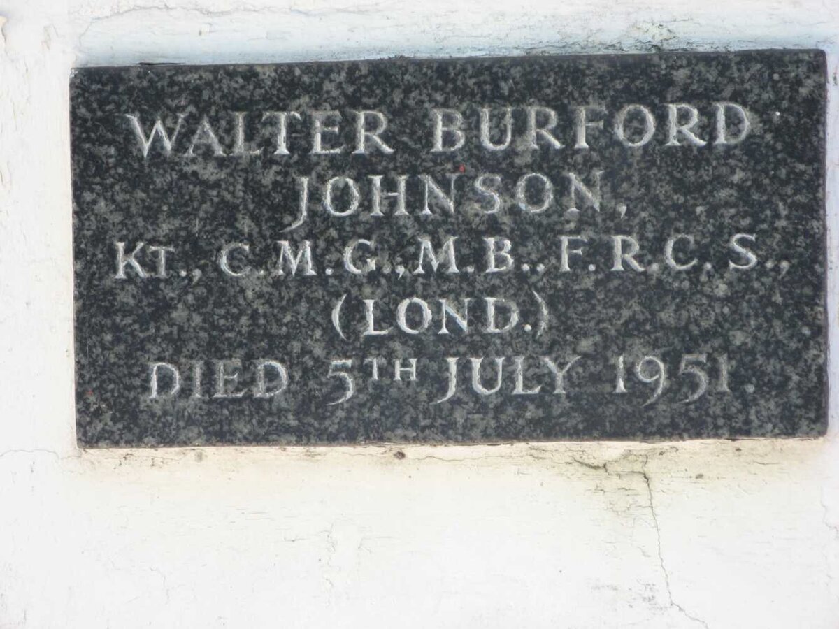 JOHNSON Walter Burford -1951