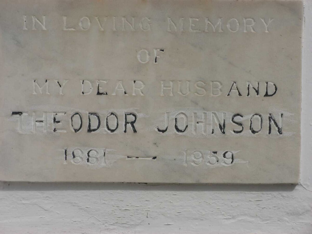 JOHNSON Theodor 1881-1959