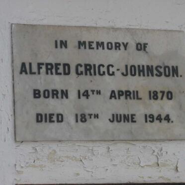 JOHNSON Alfred, GRIGG 1870-1944