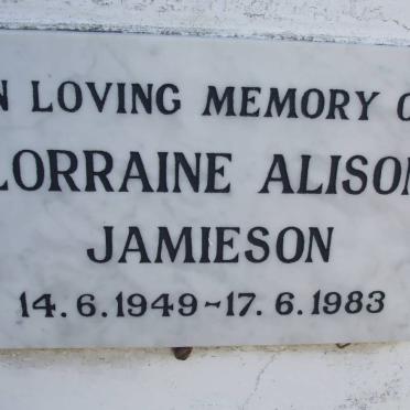 JAMIESON Lorraine Alison 1949-1983