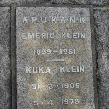 KLEIN Apukank Emeric 1899-1961 &amp; Kuka 1905-1978