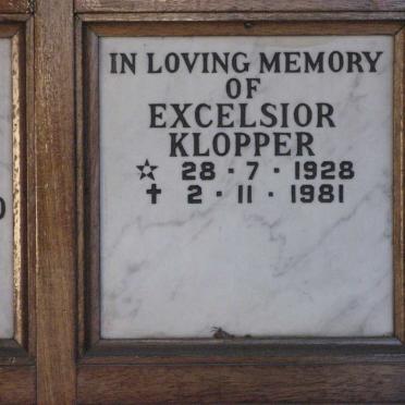 KLOPPER Excelsior 1928-1981