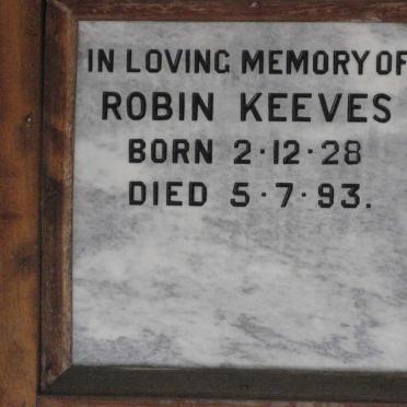 KEEVES Robin 1928-1993