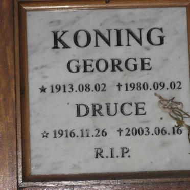 KONING George 1913-1980 &amp; Druce 1916-2003