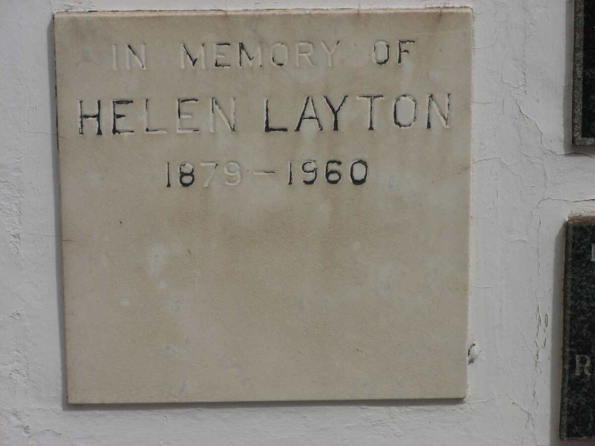 LAYTON Helen 1879-1960