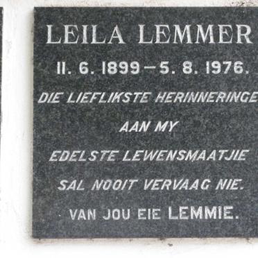 LEMMER Leila 1899-1976