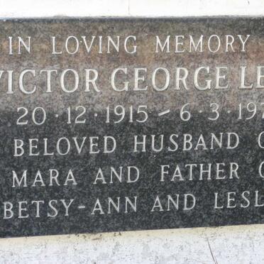 LERM Victor George 1915-1976