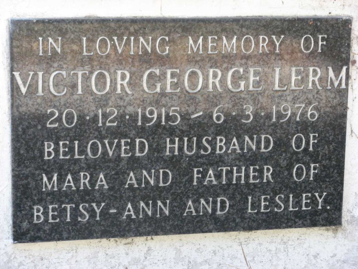 LERM Victor George 1915-1976