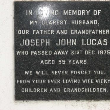 LUCAS Joseph John -1975
