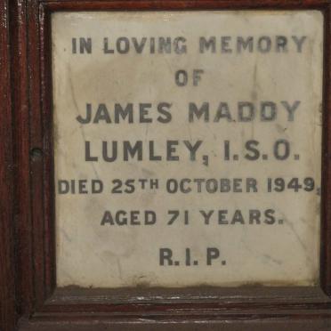 LUMLEY James Maddy -1949