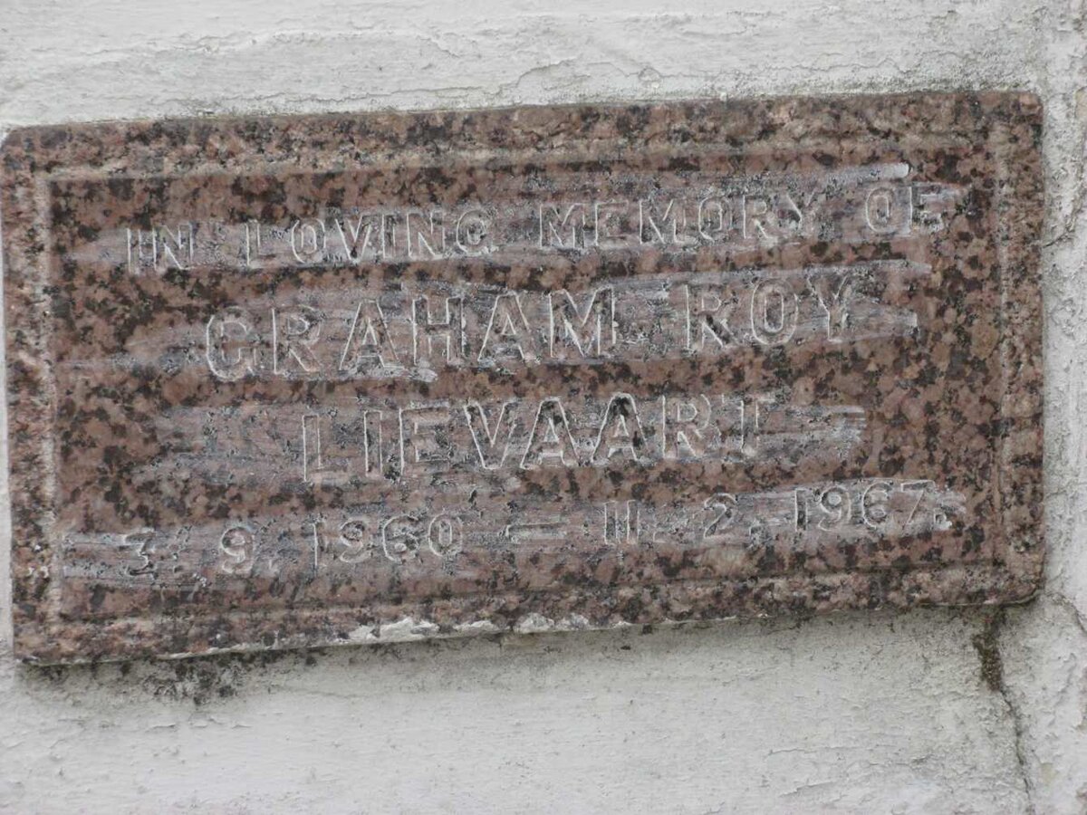 LIEVAART Graham Roy 1960-1967