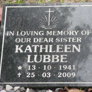 LUBBE Kathleen 1941-2009