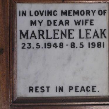 LEAK Marlene 1948-1981