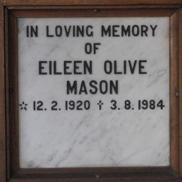 MASON Eileen Olive 1920-1984