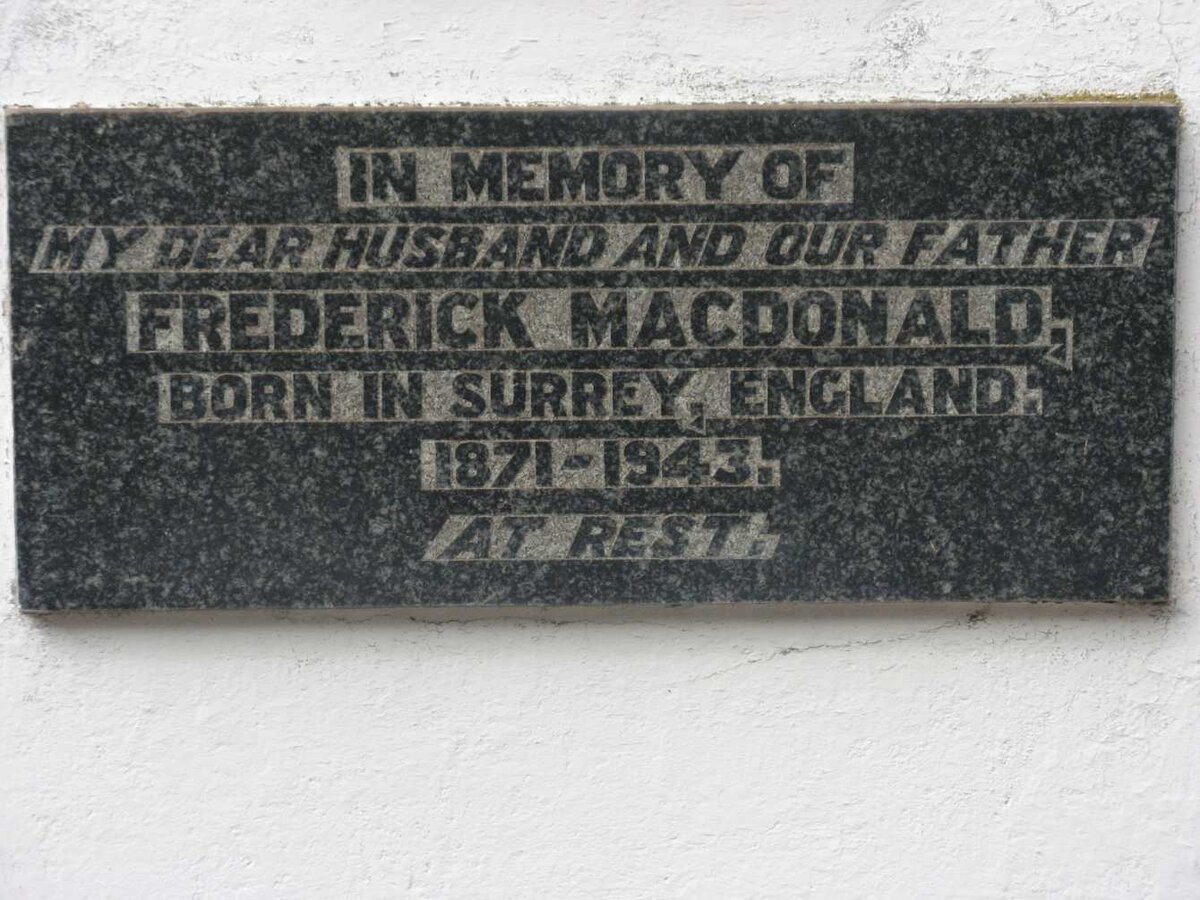 MACDONALD Frederick 1871-1943