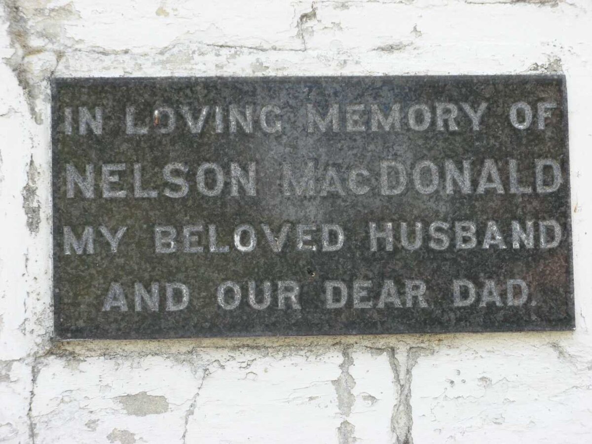 MacDONALD Nelson