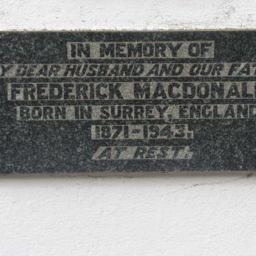 MACDONALD Frederick 1871-1943