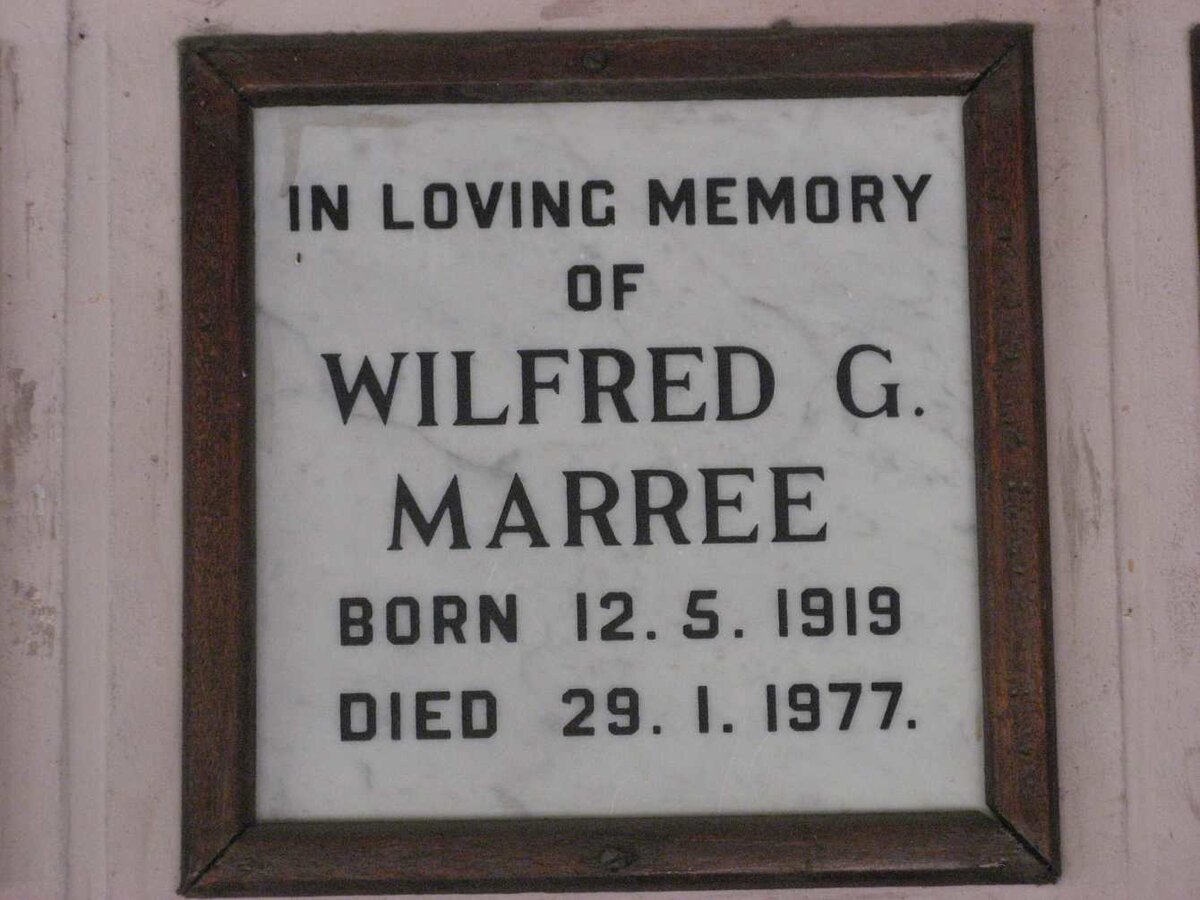 MARREE Wilfred G. 1919-1977