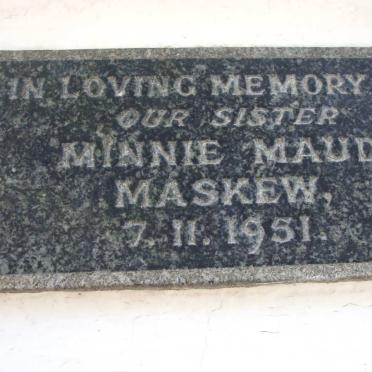 MASKEW Minnie Maud -1951