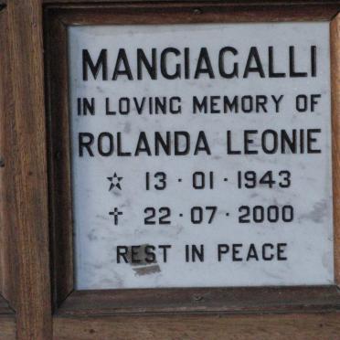 MANGIAGALLI Rolanda Leonie 1943-2000