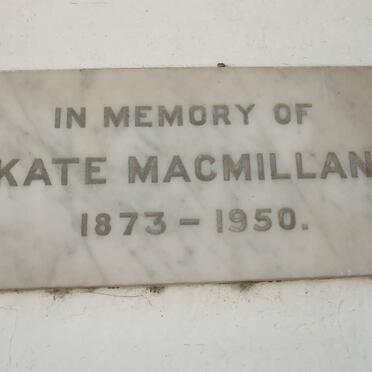 MACMILLAN Kate 1873-1950