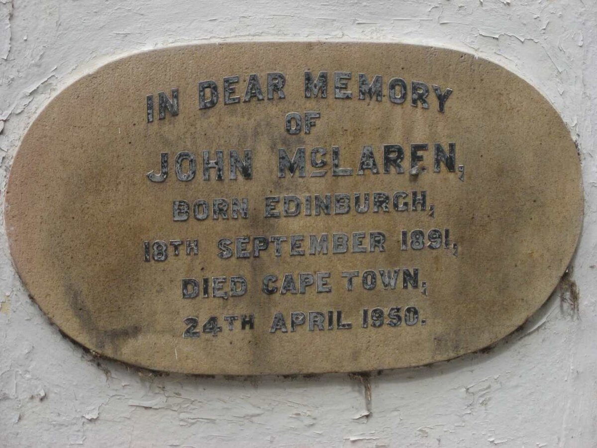 McLAREN John 1891-1950