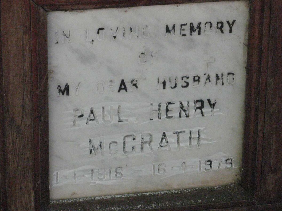 McGRATH Paul Henry 1918-1979