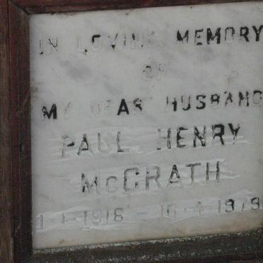 McGRATH Paul Henry 1918-1979