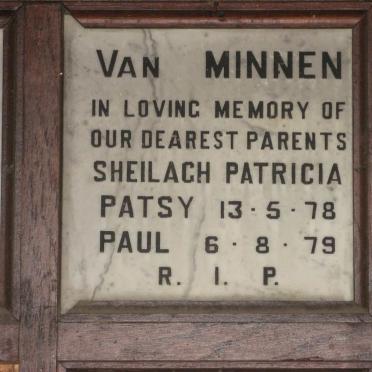 MINNEN Paul, van -1979 &amp; Sheilagh Patricia -1978