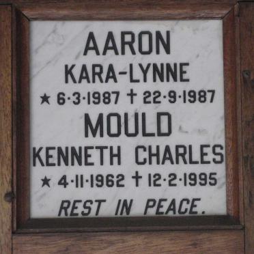 MOULD Kenneth Charles 1962-1995 :: AARON Kara-Lynne 1987-1987