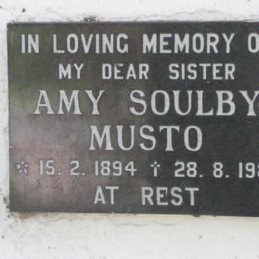 MUSTO Amy Soulby 1894-1985