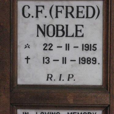 NOBLE C.F. 1915-1989