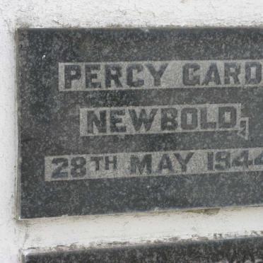 NEWBOLD Percy Gard -1944