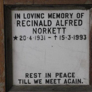 NORKETT Reginald Alfred 1931-1993