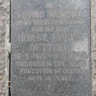 OETTLER Horst Eugen 1921-1973