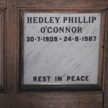 O'CONNOR Hedley Phillip 1909-1987