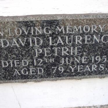 PETRIE David Laurence -1956