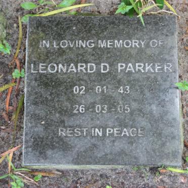 PARKER Leonard D. 1943-2005