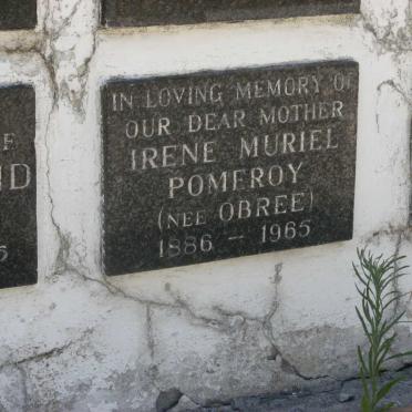 POMEROY Irene Muriel nee OBREE 1886-1965